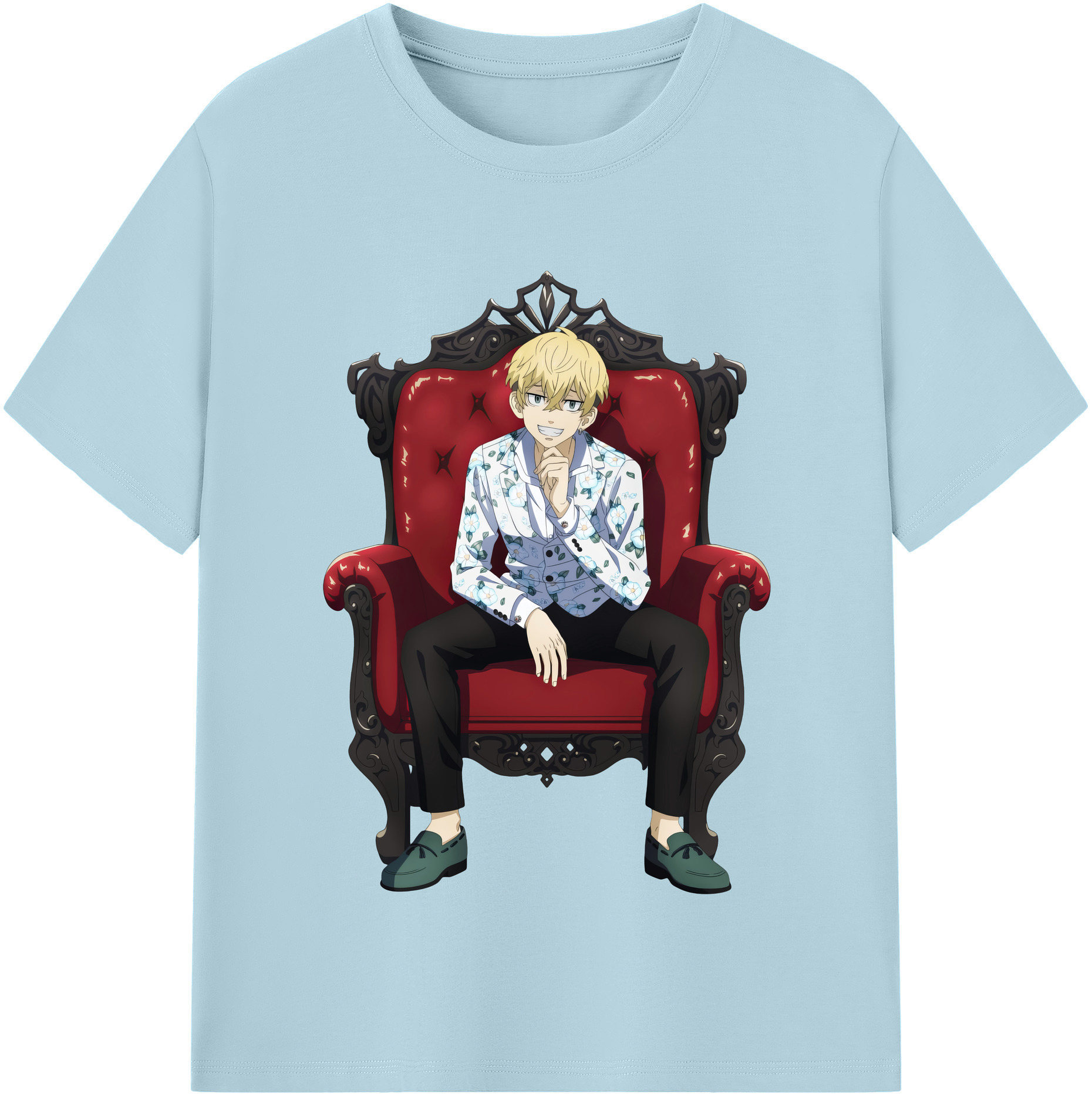 （画像用） 東京リベンジャーズ Tokyo Revengers 綿100％半袖Tシャツ（フロントプリント）